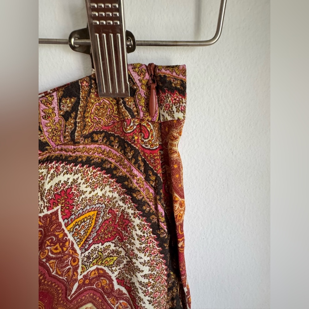 ZARA Paisley Wide-Leg Pants NWT ✨ - Picture 6 of 7